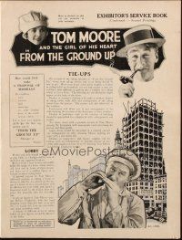 5g621 FROM THE GROUND UP pressbook '21 Tom Moore & the girl of his heart Helene Chadwick!