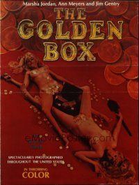 5g635 GOLDEN BOX pressbook '70 Marsha Jordan is the kind of women all men want but shouldn't have!