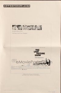 5g712 LAST PICTURE SHOW pressbook '71 Peter Bogdanovich, Jeff Bridges, Ellen Burstyn, Tim Bottoms