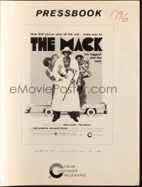 5g738 MACK pressbook '73 AIP, classic artwork image of Max Julien & his ladies!