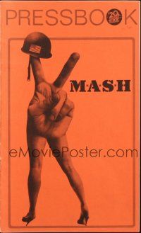 5g751 MASH pressbook '70 Elliott Gould, Korean War classic directed by Robert Altman!