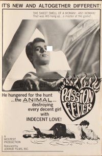 5g820 PASSION FEVER pressbook '69 his hang up was the sweet smell of any woman & he mastered that!