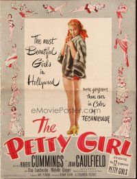 5g824 PETTY GIRL pressbook '50 sexiest full-color artwork of Joan Caulfield by George Petty!