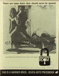 5g885 SHUTTERED ROOM pressbook '66 Gig Young, Carol Lynley, what's inside must never be seen!