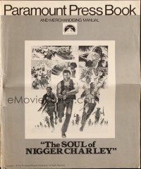 5g905 SOUL OF NIGGER CHARLEY pressbook '73 Fred Williamson has his soul brothers this time!
