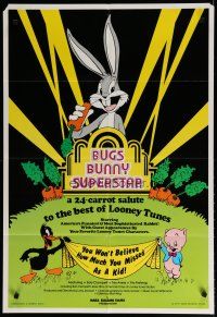 5h142 BUGS BUNNY SUPERSTAR 1sh '75 Looney Tunes Daffy Duck & Porky Pig!