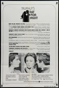 5h220 DAY FOR NIGHT reviews 1sh '73 Francois Truffaut's La Nuit Americaine, Jacqueline Bisset