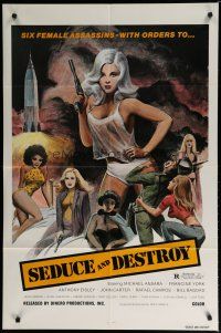 5h246 DOLL SQUAD 1sh '73 Ted V. Mikels directed, an elite army of lady assassins!