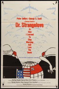 5h250 DR. STRANGELOVE 1sh '64 Stanley Kubrick classic, Sellers, Tomi Ungerer art!