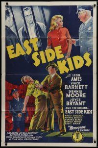 5h262 EAST SIDE KIDS 1sh '40 Dead End Kids rip-off with an entirely new cast!
