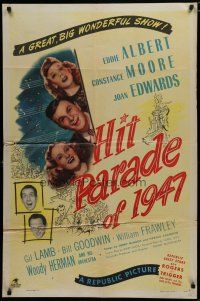 5h424 HIT PARADE OF 1947 1sh '47 Eddie Albert, Woody Herman, a great big wonderful show!