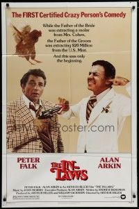 5h457 IN-LAWS 1sh '79 classic Peter Falk & Alan Arkin screwball comedy!