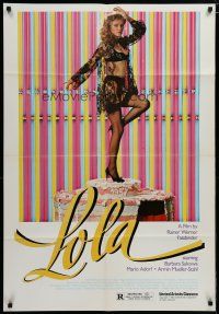 5h526 LOLA 1sh '82 directed by Rainer Werner Fassbinder, sexy Barbara Sukowa in lingerie!