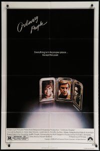 5h645 ORDINARY PEOPLE 1sh '80 Donald Sutherland, Mary Tyler Moore, directed by Robert Redford!