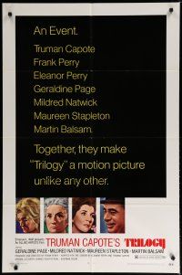 5h917 TRILOGY 1sh '70 Frank Berry directed, Eleanor Perry and Truman Capote written!