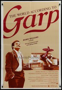 5h986 WORLD ACCORDING TO GARP style B 1sh '82 Robin Williams has a funny way of looking at life!