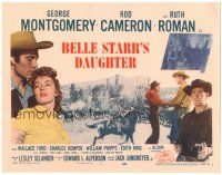 5j043 BELLE STARR'S DAUGHTER TC R55 female outlaw Ruth Roman, George Montgomery, Rod Cameron!