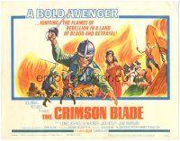 5j076 CRIMSON BLADE TC '63 Oliver Reed in a land of blood and betrayal, Hammer!