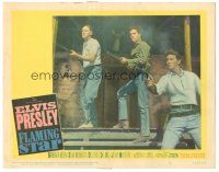 5j496 FLAMING STAR LC #6 '60 Elvis Presley with rifle, Steve Forrest & John McIntire!