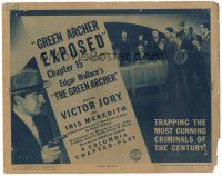 5j122 GREEN ARCHER chapter 15 TC '40 from Edgar Wallace story, cunning criminals of the century!