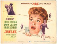 5j147 JULIE TC '56 what happened to Doris Day on her honeymoon with Louis Jourdan?