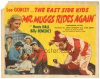 5j191 MR MUGGS RIDES AGAIN TC '45 horse jockey Leo Gorcey, Huntz Hall & The East Side Kids!