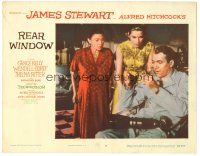 5j767 REAR WINDOW LC #7 '54 Alfred Hitchcock, voyeur Jimmy Stewart, Grace Kelly & Thelma Ritter!