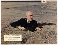 5j945 TWO-WAY STRETCH English LC '60 angry officer Lionel Jeffries emerges from tunnel!