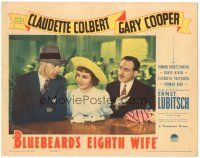 5j395 BLUEBEARD'S EIGHTH WIFE LC '38 Rolfe Sedan w/ Claudette Colbert & millionaire Gary Cooper!