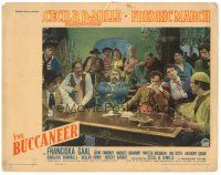 5j409 BUCCANEER LC '38 Cecil B. DeMille, Fredric March as Jean Lafitte & Franciska Gaal!