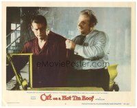 5j414 CAT ON A HOT TIN ROOF LC #2 '58 Paul Newman & Burl Ives getting into car!