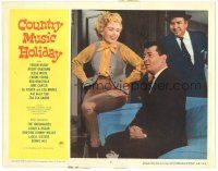 5j433 COUNTRY MUSIC HOLIDAY LC #7 '58 Zsa Zsa Gabor, Jesse White & boxing champ Rocky Graziano!