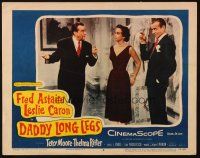 5j443 DADDY LONG LEGS LC #8 '55 Fred Astaire signals from behind Leslie Caron's back!