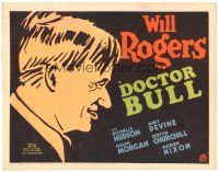 5j090 DOCTOR BULL TC R37 directed by John Ford, cool art of Will Rogers as a country doctor!