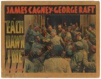 5j464 EACH DAWN I DIE LC '39 James Cagney leads prison riot w/ Ridges, Pawley & other convicts!