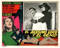 5j471 EL ASESINO LOCO Y EL SEXO Spanish/U.S. LC '69 Rene Cardona, sexy border images & creepy villain!