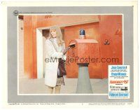 5j481 FAHRENHEIT 451 LC #3 '67 c/u of Julie Christie by mailbox, Ray Bradbury, Francois Truffaut!