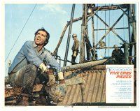 5j495 FIVE EASY PIECES LC #5 '70 Jack Nicholson working on oil rig, directed by Bob Rafelson!