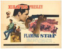 5j101 FLAMING STAR TC '60 Elvis Presley playing guitar & close up with rifle, Barbara Eden!