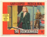 5j506 FOUNTAINHEAD LC #2 '49 Patricia Neal as Dominique Francon with Raymond Massey as Gail Wynand!