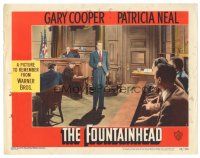 5j508 FOUNTAINHEAD LC #7 '49 Gary Cooper as Howard Roark gives his summation at his final trial!