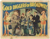 5j534 GOLD DIGGERS OF BROADWAY LC '29 two sexy New York City girls wearing fur with their men!