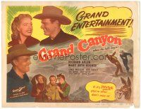 5j117 GRAND CANYON TC '49 cowboy Richard Arlen, Mary Beth Hughes, grand entertainment!
