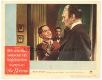 5j553 HEIRESS LC #4 '49 William Wyler, Olivia de Havilland argues & Montgomery Clift looks on!