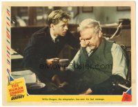 5j560 HUMAN COMEDY LC '43 Mickey Rooney & Frank Morgan, from William Saroyan story!