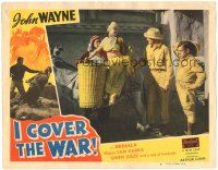 5j564 I COVER THE WAR LC #7 R48 John Wayne fooled by Gwen Gaze posing as an Arab woman!