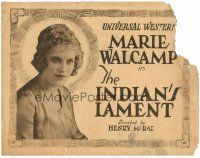 5j138 INDIAN'S LAMENT TC '17 pretty blonde Marie Walcamp with no Native Americans in sight!