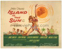 5j141 ISLAND IN THE SUN TC '57 James Mason, Joan Fontaine, Dorothy Dandridge, Harry Belafonte