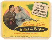 5j142 IT HAD TO BE YOU TC '47 bride Ginger Rogers romanced by firefighter Cornel Wilde!