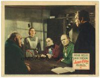 5j586 JANE EYRE LC '44 Joan Fontaine in the title role at table w/ Henry Daniell & three sour men!